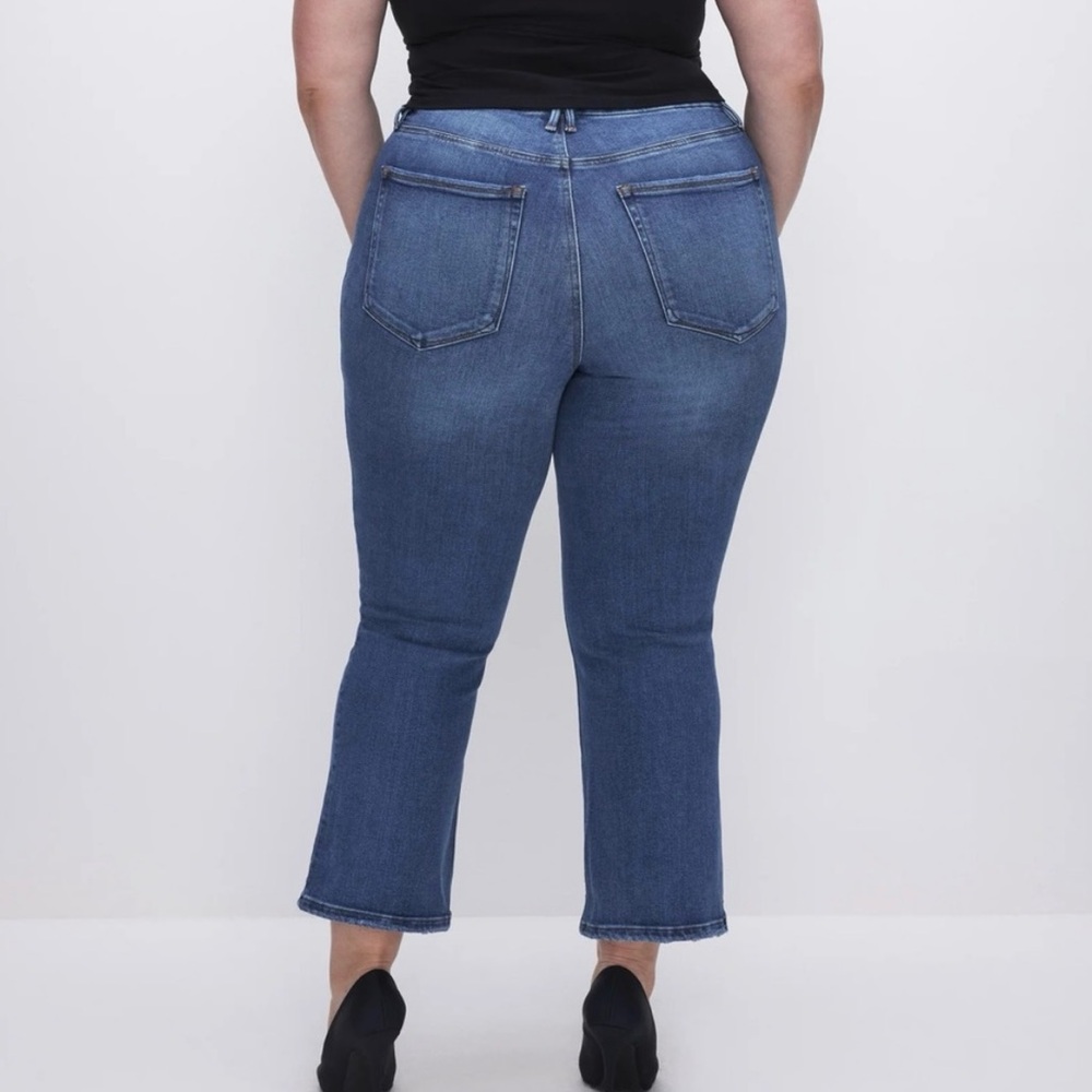 Good‎ American Good Legs Crop Mini Boot Jeans - Picture 2 of 7
